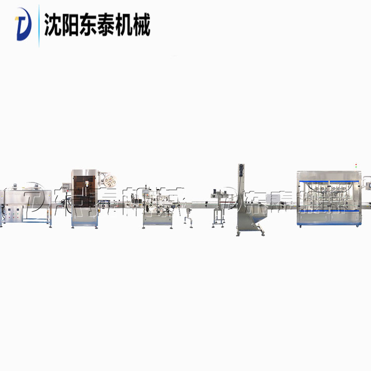 瓶装橄榄油灌装机成套设...